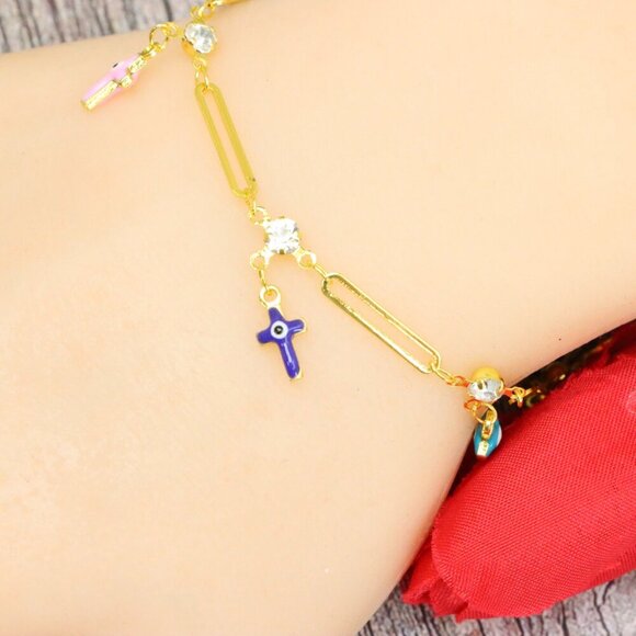 "Trendy Handmade Bracelet – A Stylish Gift for Women & Girls, MAR091398 - Picture 1 of 10